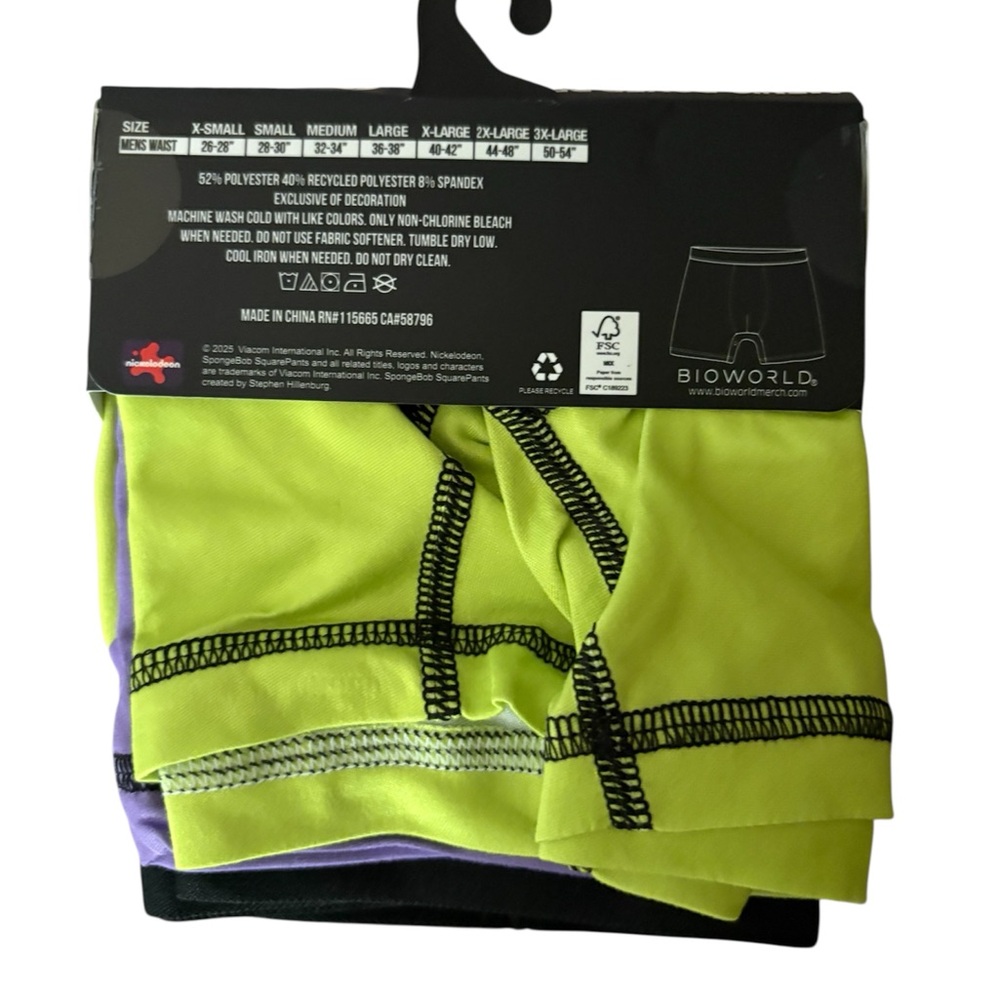 SpongeBob SquarePants Men’s Boxer Briefs - Picture 2 of 2